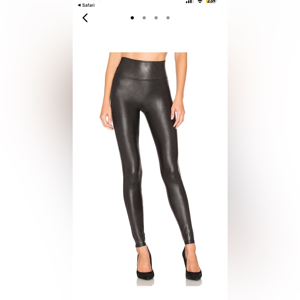 Spanx faux leather leggings